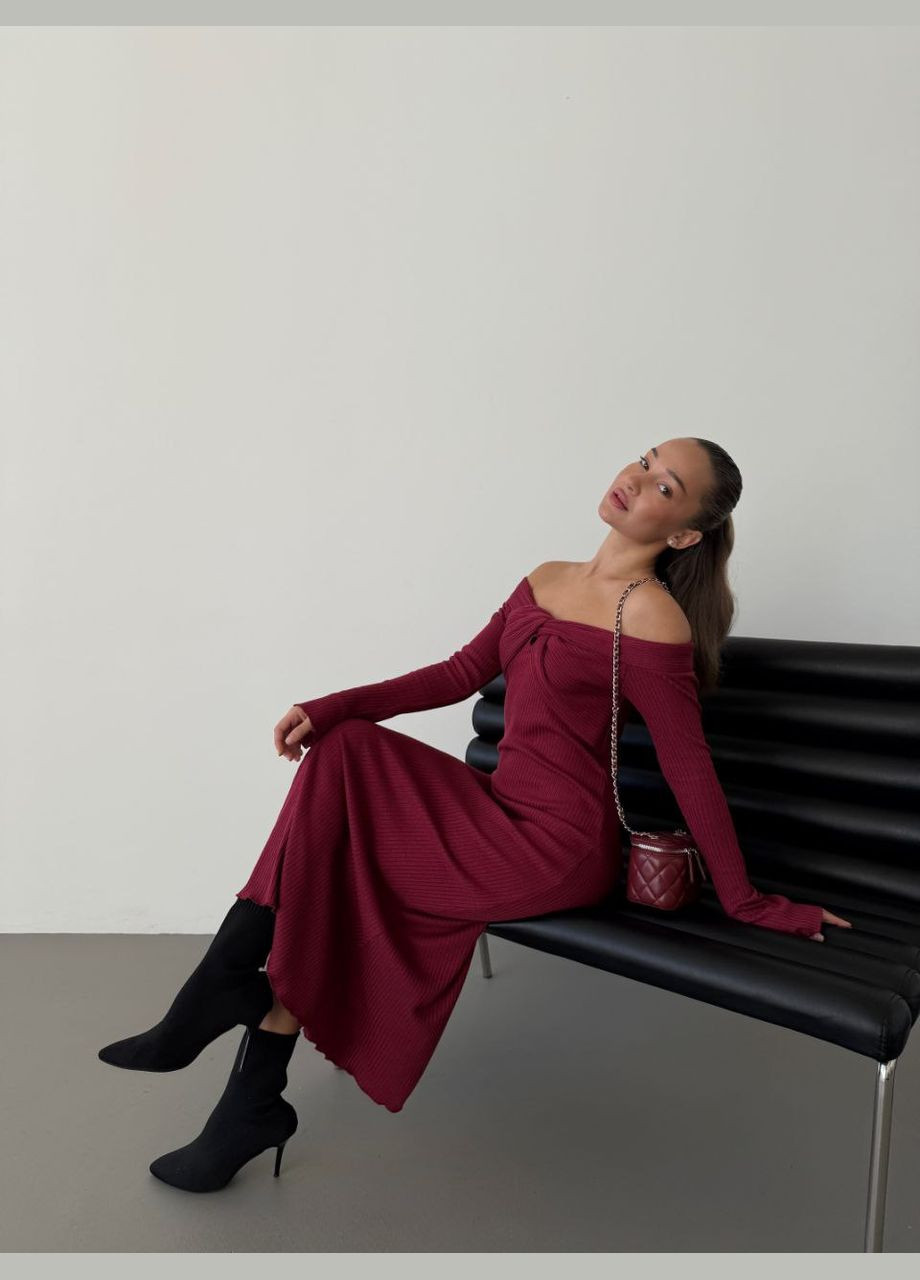 Бордовое платье из ангоры😍🏻 Luna
