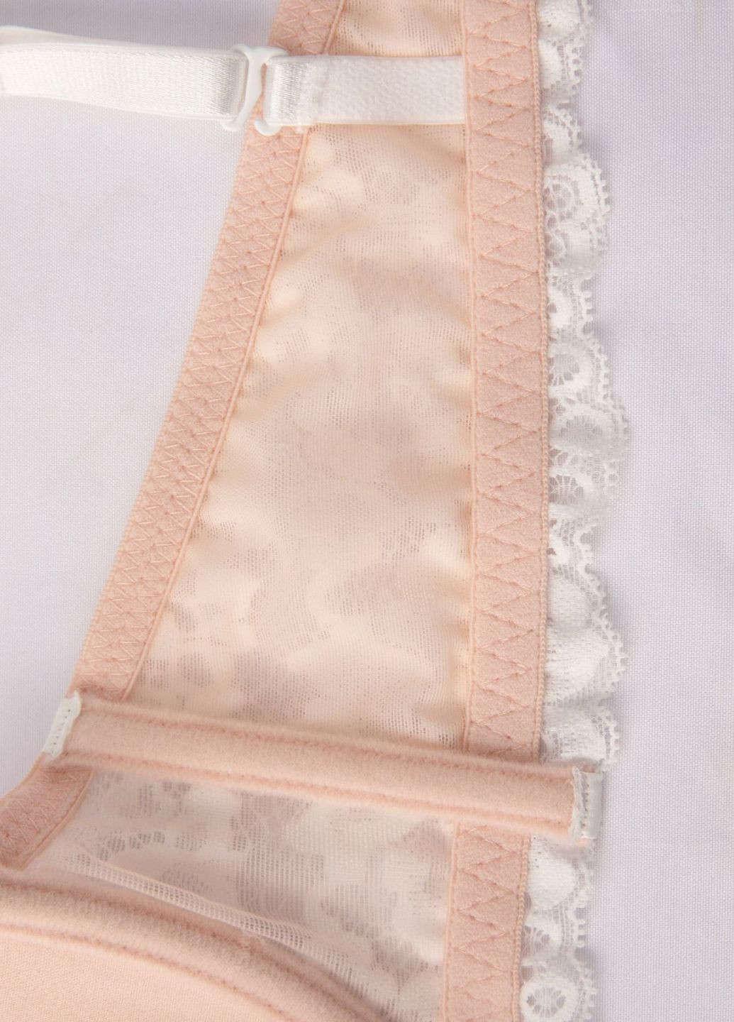 Білий бралетт витончений жіночий мереживний бралет adornare (1167-) 85 Macarena з кісточками нейлон