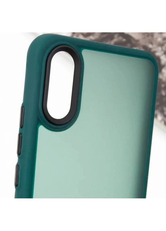 Чехол противоударный для TPU + PC зеленый No Brand Xiaomi Redmi 9A (402062543)