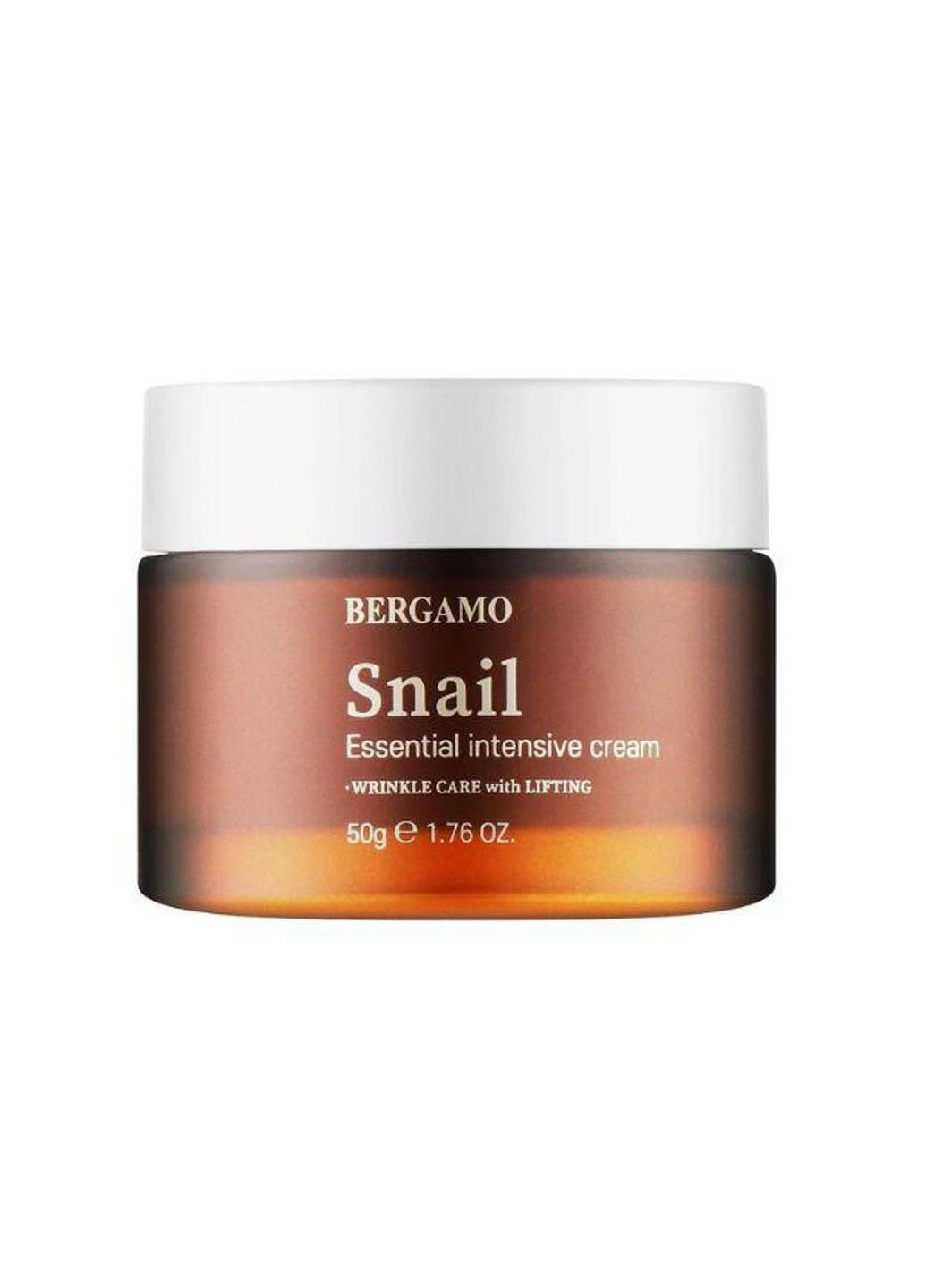 Bergamo Крем для лица с муцином улитки Snail Essential Intensive Cream 50g — Крем, (317269012)