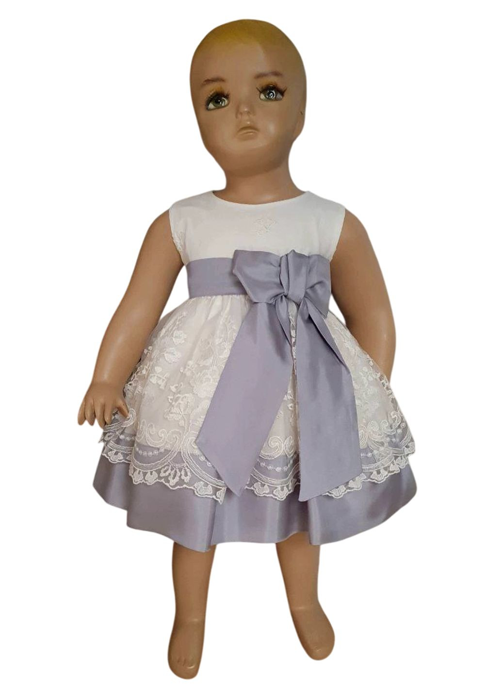 Белое платье нарядное для девочки 33566 белый 68 Ceremony by Wojcik (329188089)