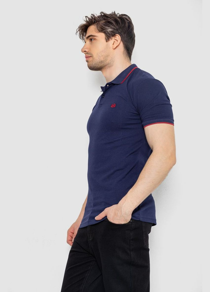 Темно-синяя поло мужское котоновое, 247r301 Ager