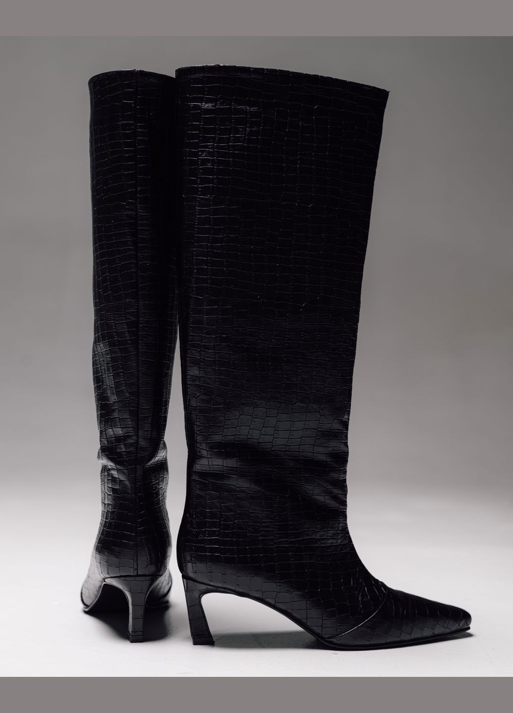 Чоботи із загостреним носом рептилія шкіра Lottini (316430643)