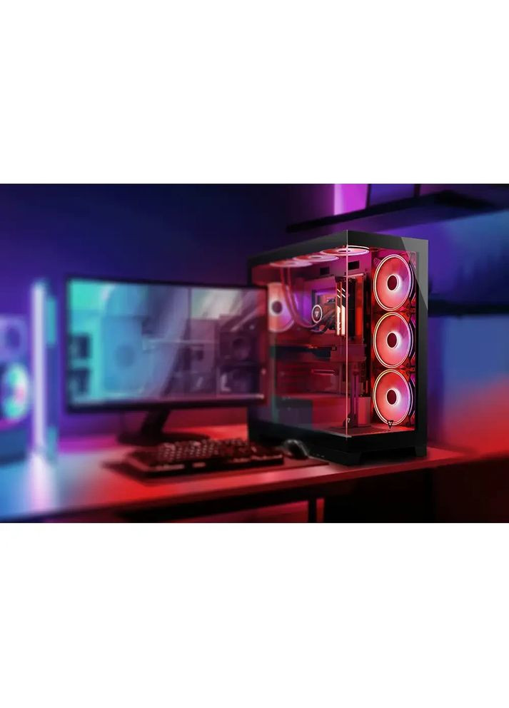 Корпус VOLCANO SPACE APEX ARGB BLACK без БП ATX (AT-SPACE-PG-10-000000-000) Modecom (306815629)