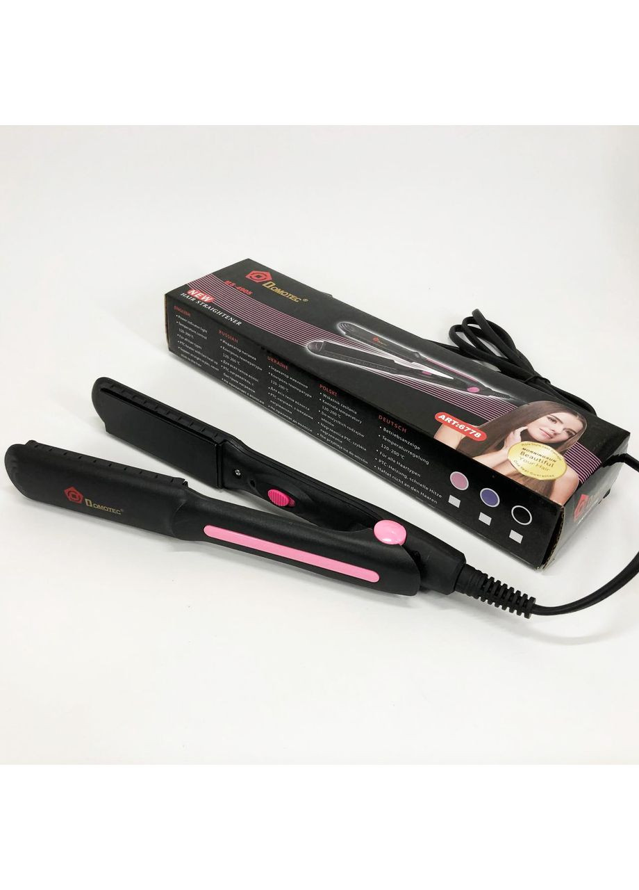 Праски-вирівнювачі, Плойка гофре плойка випрямляча, Плойка випрямляча, Випрямляч NY-144 плойка випрямляча Domotec (352770599)