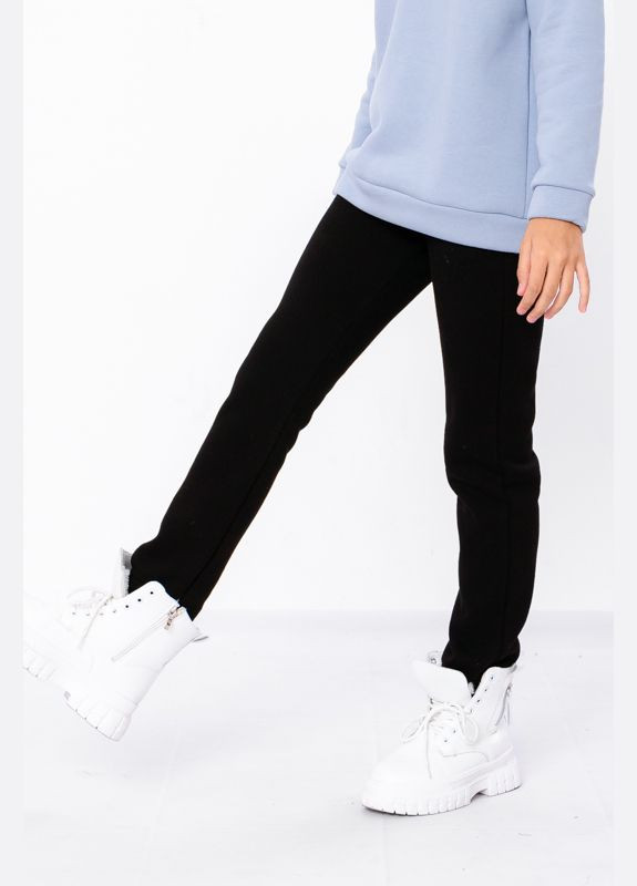 Теплі підліткові штани-джогери для дівчинки однотонні (p-8599) Носи своє (363042751)