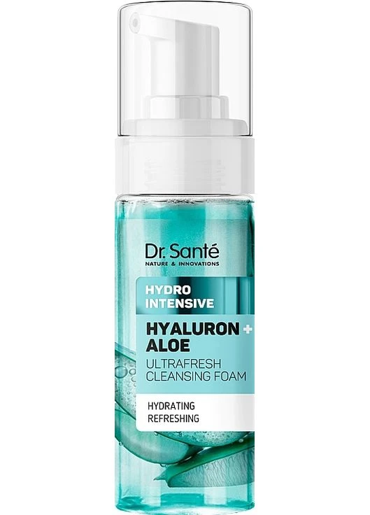 Ультраосвежающая очищающая пенка для лица "Гиалурон + Алоэ" Hydro Intensive Cleansing Foam 150ml (1457198-34328149) Dr. Sante (368623411)