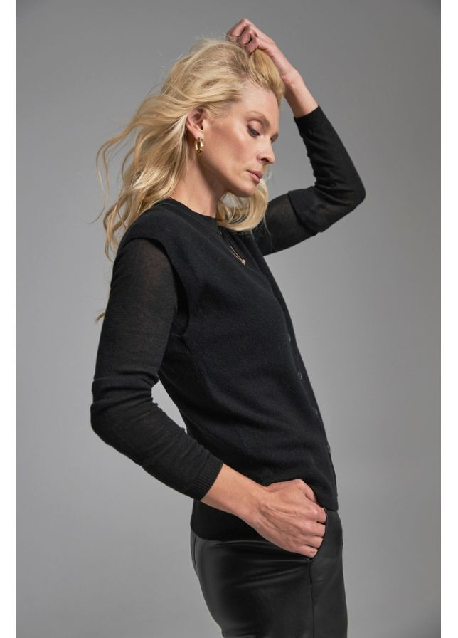 Жіночий теплий жилет із вовняної пряжі (2832) Triko Bakh (360919748)