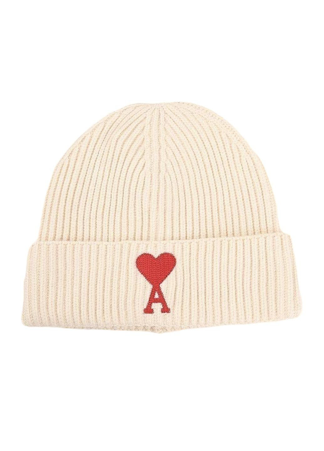 Жіноча шапка Ami Mattiussi AMI PARIS Бежевий No Brand (307791165)