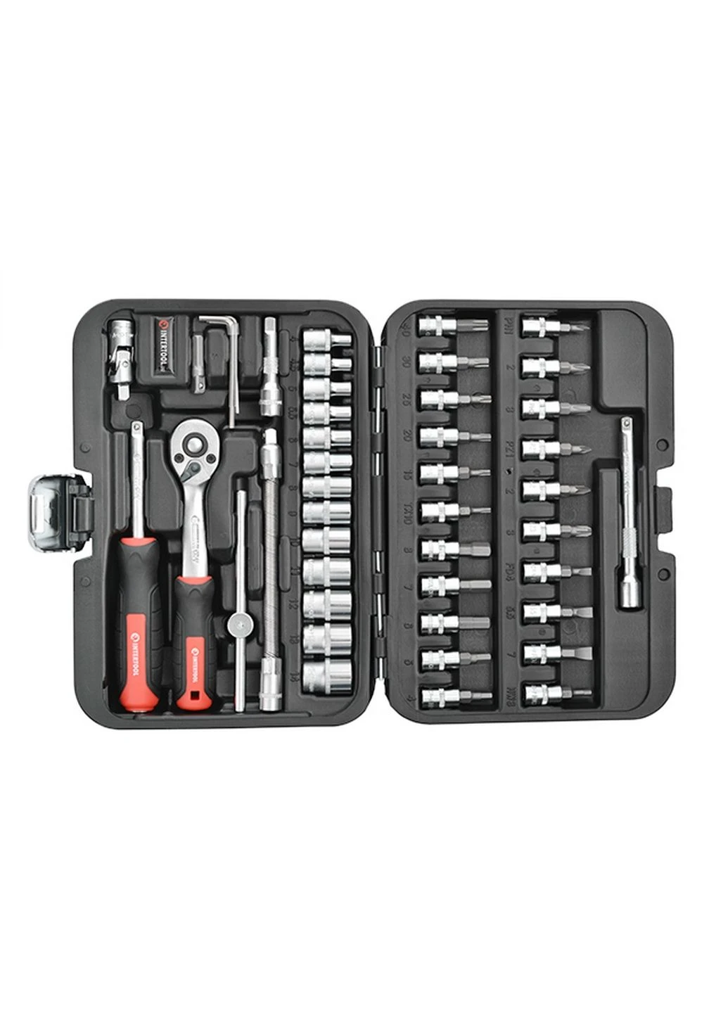 Комплект інструментів 46 од. 1/4" STORM Cr-V Intertool (289366068)