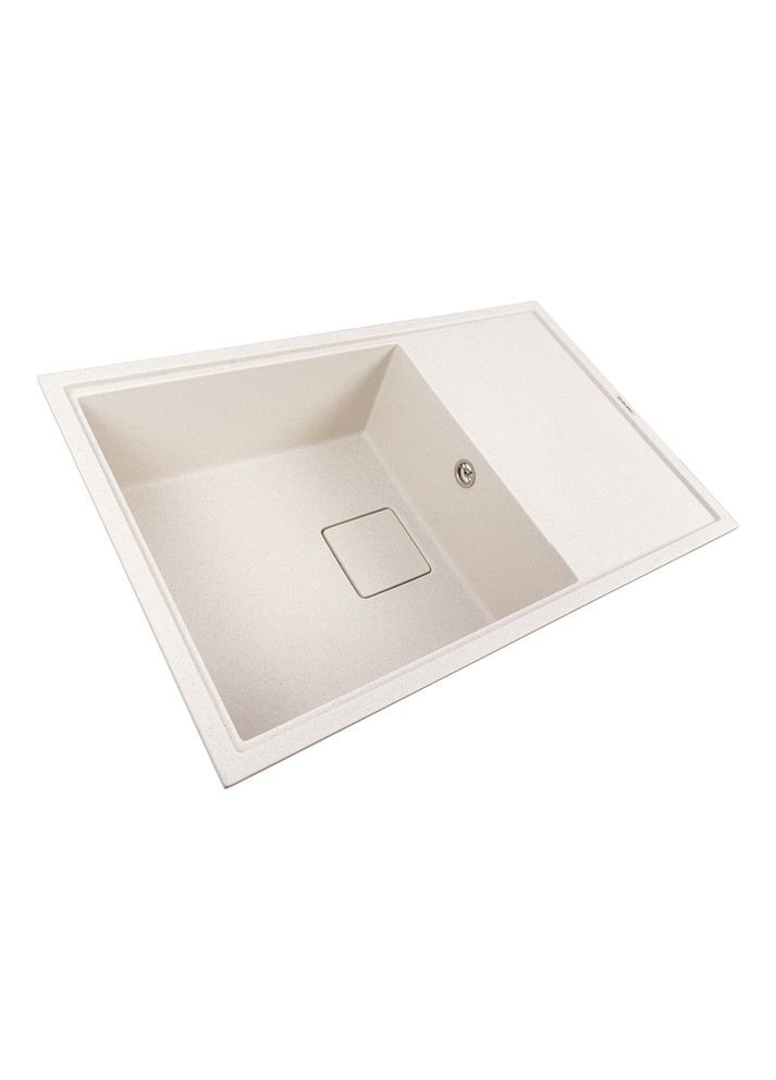 Гранитная мойка GALANS 7850 матовая Белая в точку Valeso (361145689)