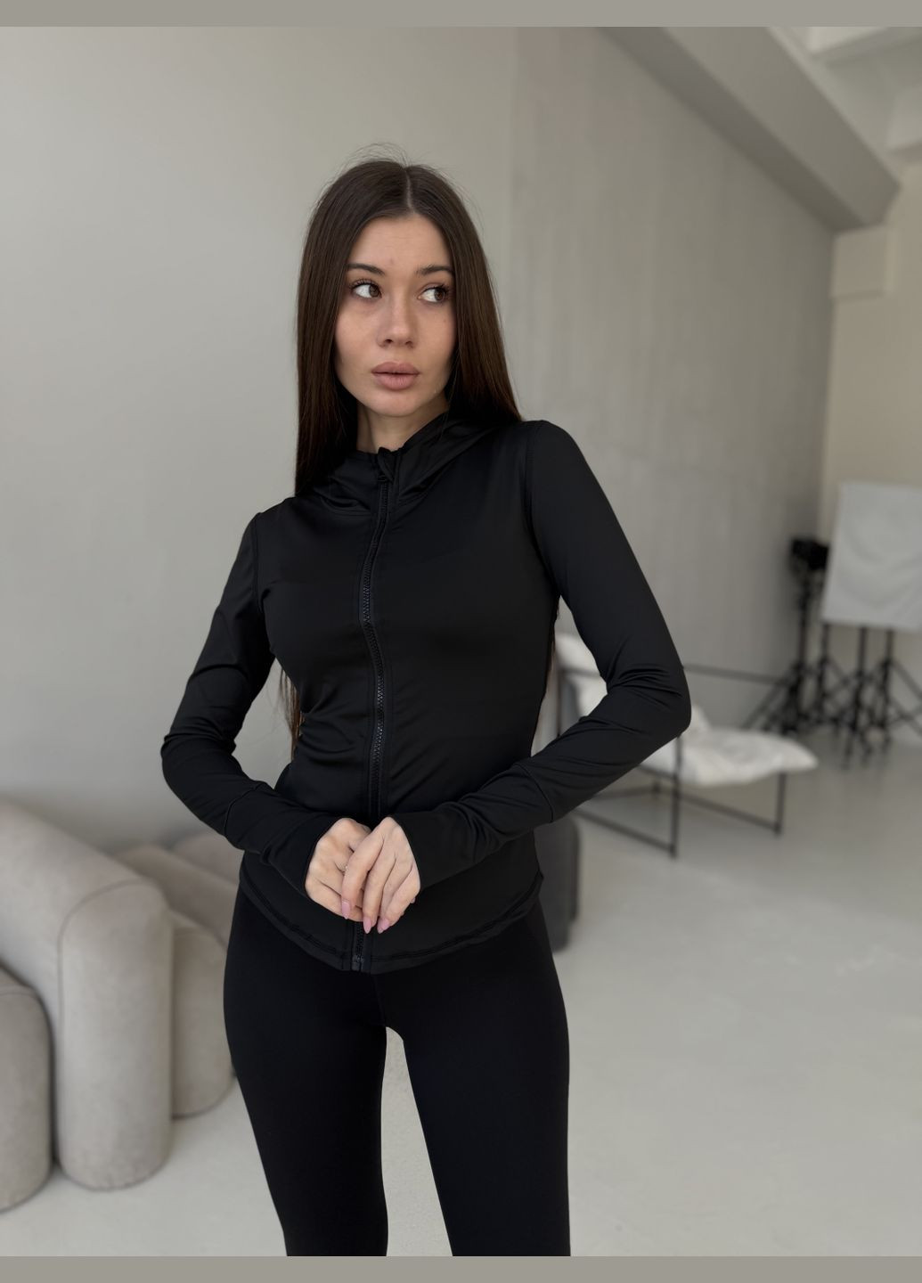 Спортивна жіноча кофта на блискавці Soda (323204095)