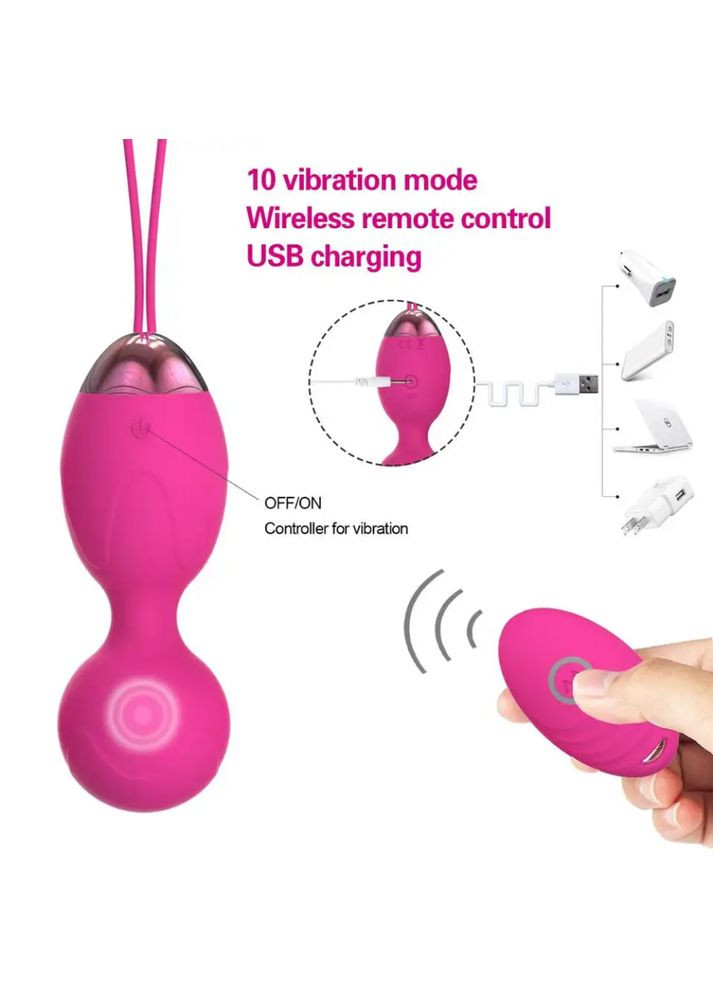 Вагінальні кульки кегеля Gym Balls USB кульки жіночих набір для тренування м'язів професійні Focus (303887893)