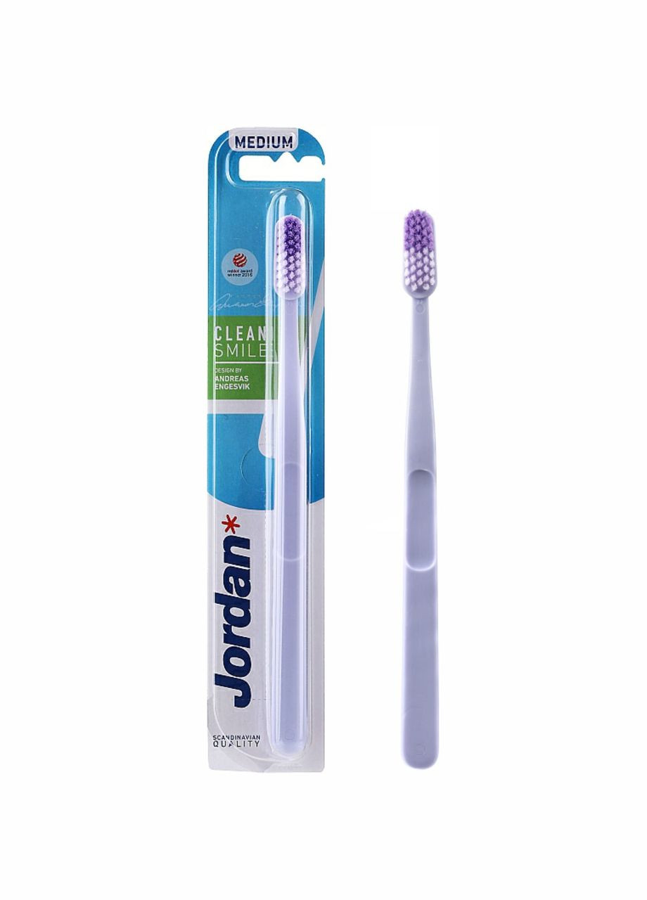 Зубна щітка Clean Smile Medium, фіолетовий Jordan (341678237)