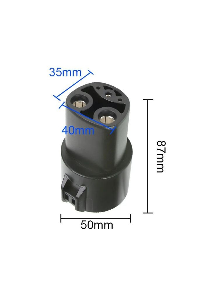 Адаптер Переходник Type 1 - Tesla (J1772 – Tesla) Black (342050569) Bluefield (349844281)