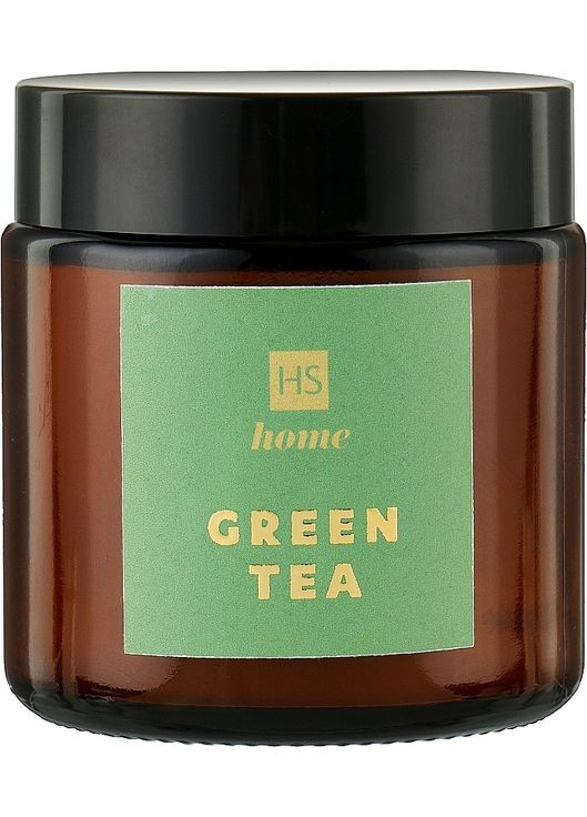Натуральна ароматична свічка із соєвого воску з ароматом зеленого чаю Home 100ml (1145801-31160522) HiSkin (368629504)