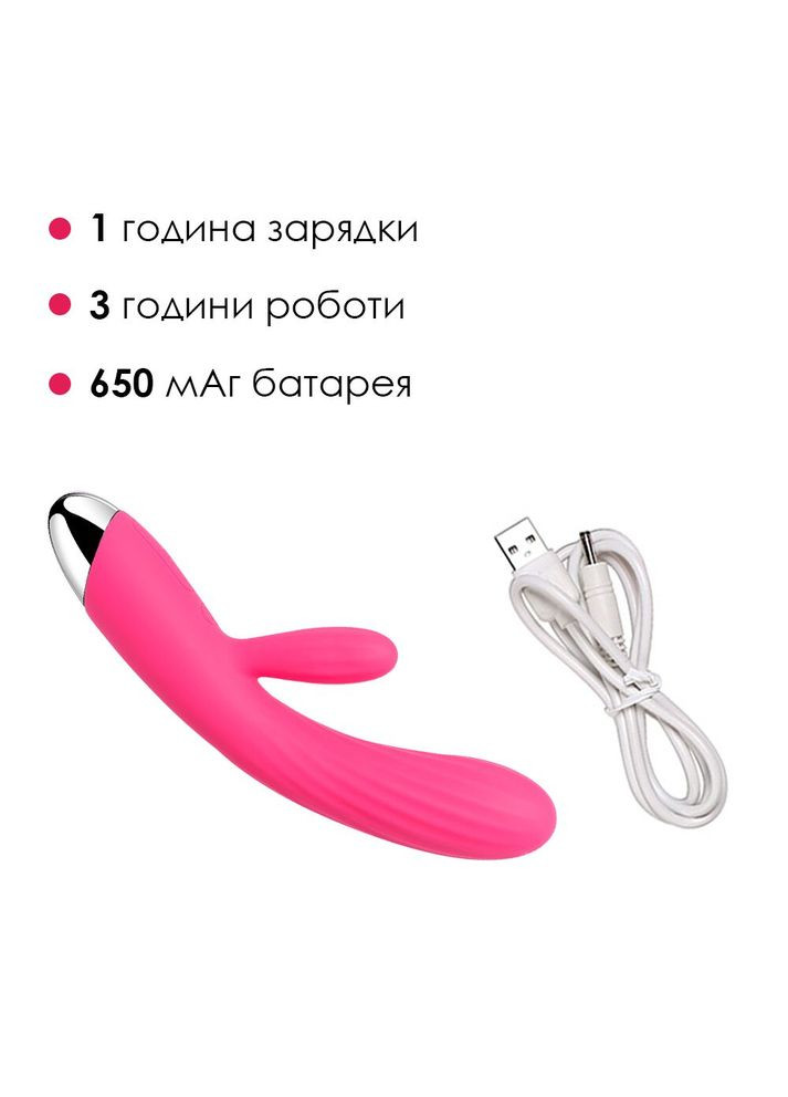 Інтелектуальний вібратор-кролик із підігрівом Angel Plum Red Svakom (369948048)