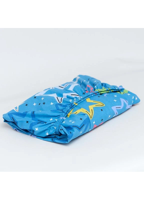 Простыня на резинке Бязь Gold Люкс 160х200х10 см (MS-850006134) Moon&Star Galaxy Dream (394448061)