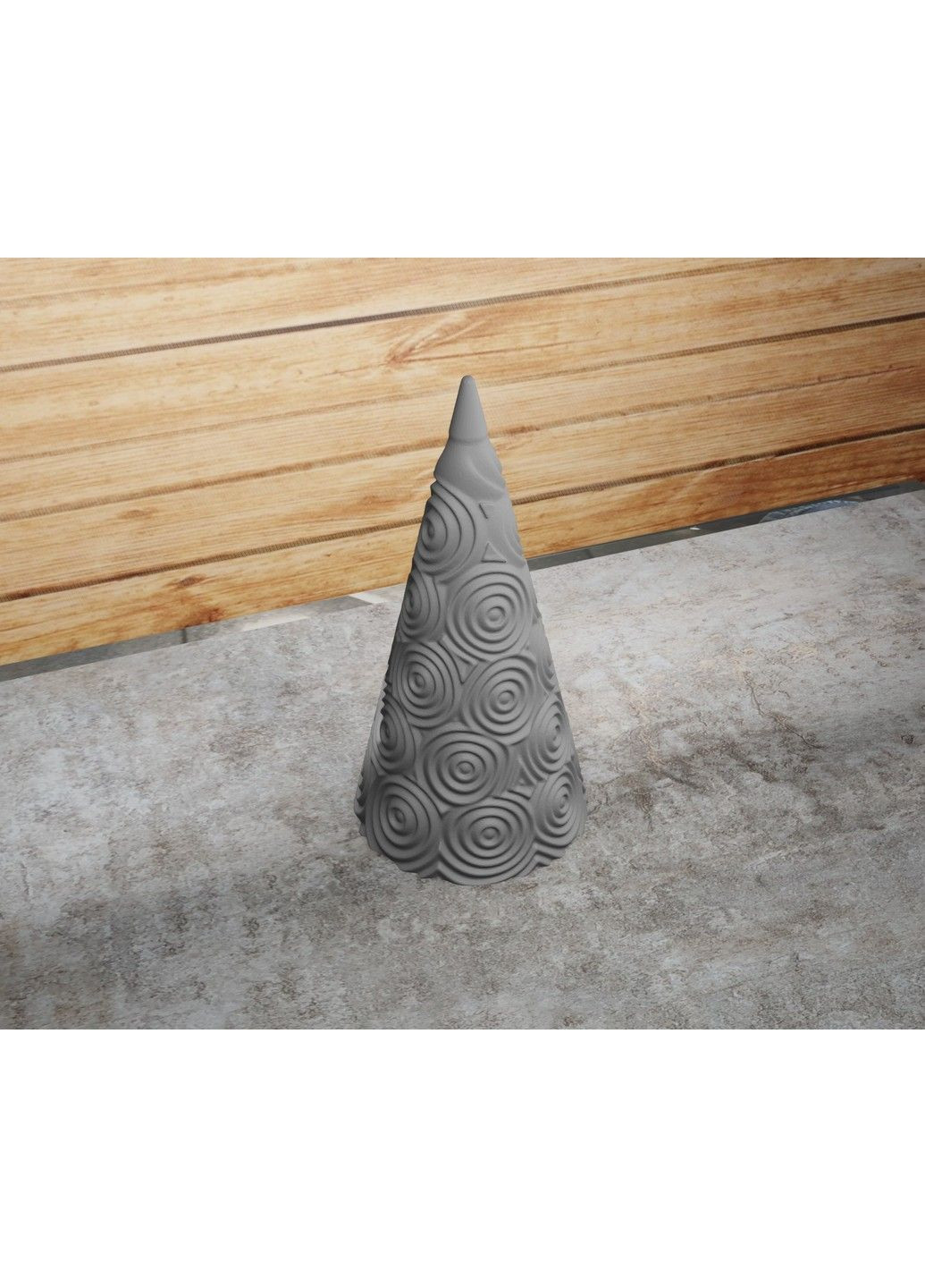 Фигурка елка «Конус» украшенная узором кругов. ЗаСвіт (280940767)