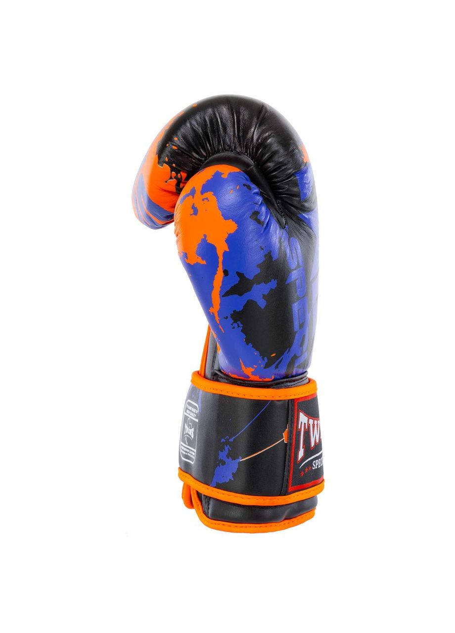 Боксерский набор 4в1 TWN B0-7972 (перчатки 14oz кожаные, бинты, капа, скакалка, черный оранжевый) No Brand (369766652)