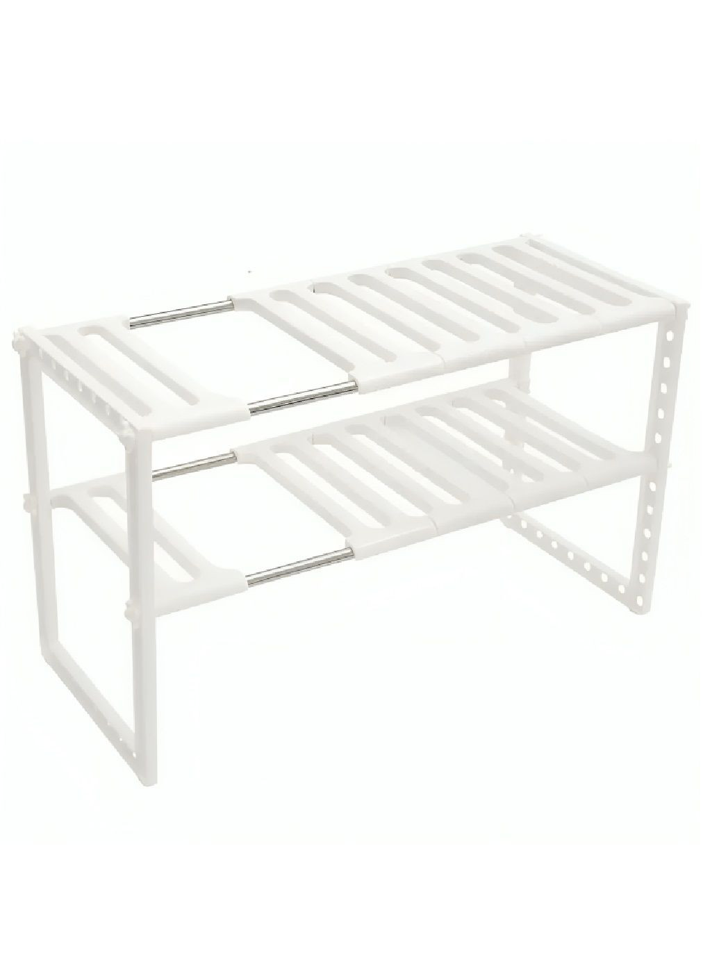 Регульована розсувна кухонна полиця стелаж стійка підставка під раковину для зберігання посуду 38-70х38х26 см (480908-Prob) Unbranded (347494931)