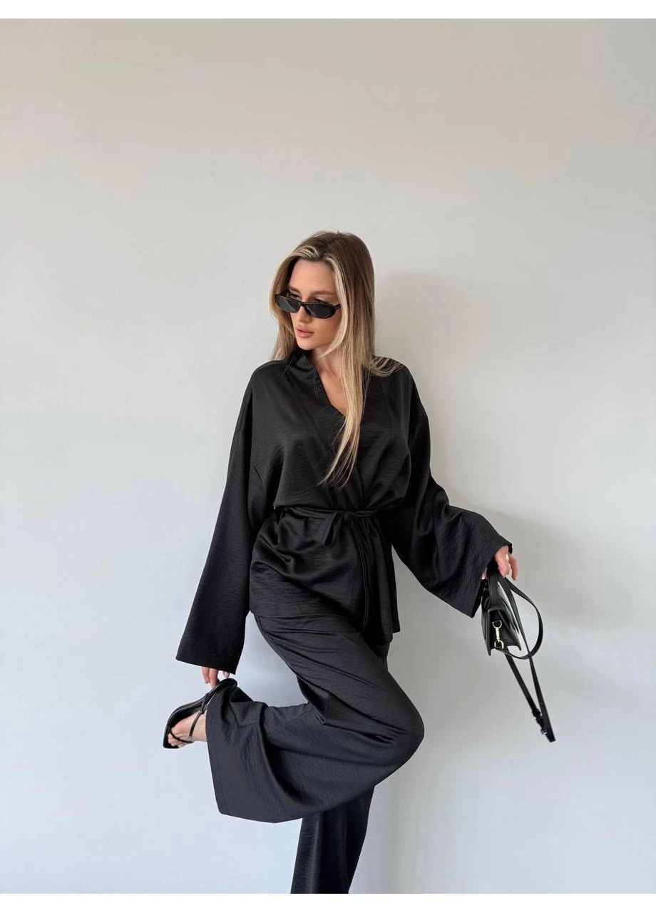 Летний костюм из легкой ткани, переливающейся на солнце No Brand (399772805)