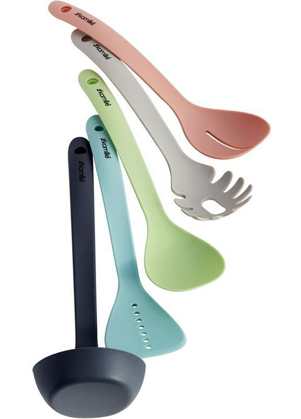 Набор кухонных принадлежностей kitchen utensils 5 предметов, нейлон Kamille (282594386)