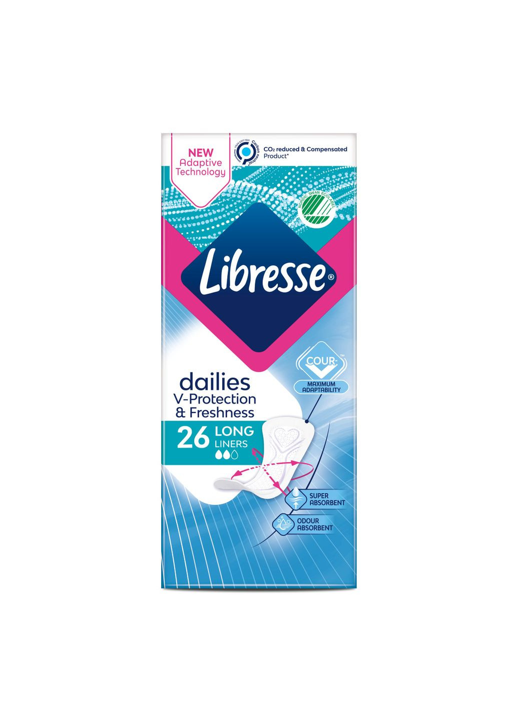 Щоденні прокладки Long, 26 шт Libresse (361950033)