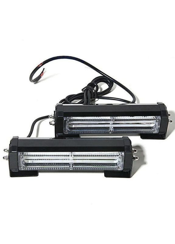 Стробоскопы КРАСНО-СИНИ, LED проблесковые маячки, полицейские мигалки (2 COB LED фонаря 30 Вт 9 ABS (369165397)