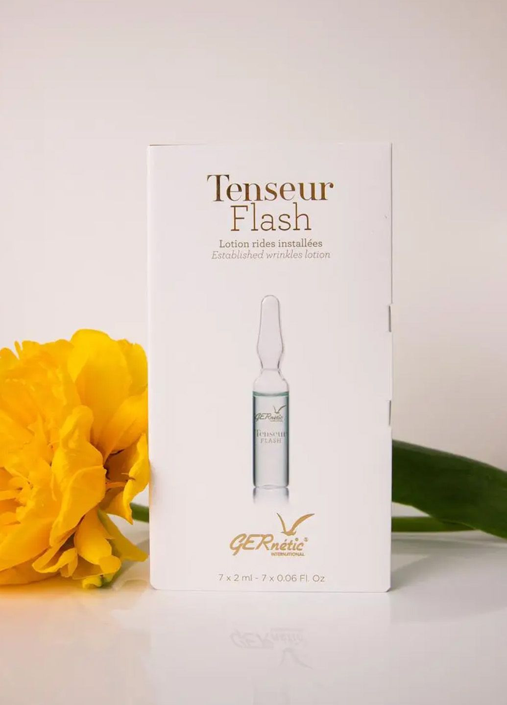 Gernetic Tenseur Flash 7x2ml | Лосьйон проти зморшок | Антивіковий догляд за шкірою обличчя No Brand (347302713)