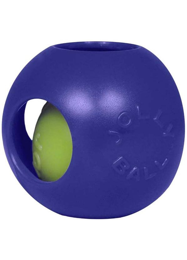 Игрушки для собак мяч двойной Тизер болл 10х10х10 см Голубая (1504BL) Jolly Pets (279572972)