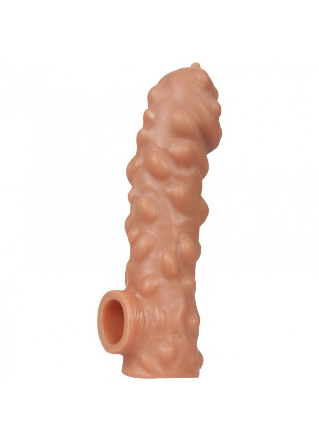 Насадка на пенис с отверстием для мошонки  16,5 см. CS 003-L Kokos (289783214)
