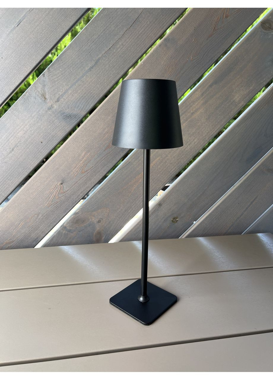 Настільна чорна лампа з кольоровим світлом для бара/кафе/ресторана (795-LTA15SW RGB BLACK) No Brand (370071678)