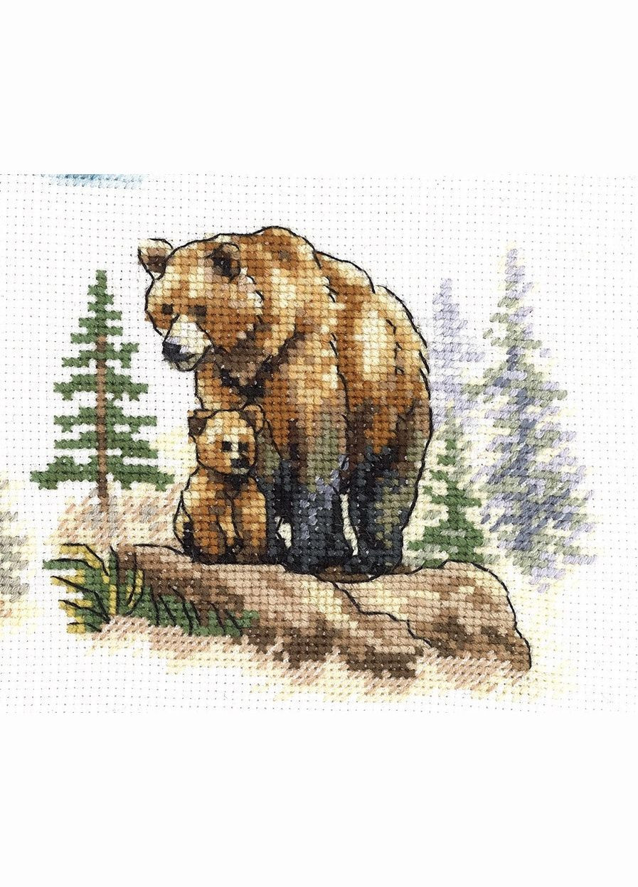 Набор для вышивки мулине ДМС "Лесными тропинками", 30х37 см No Brand (340483862)