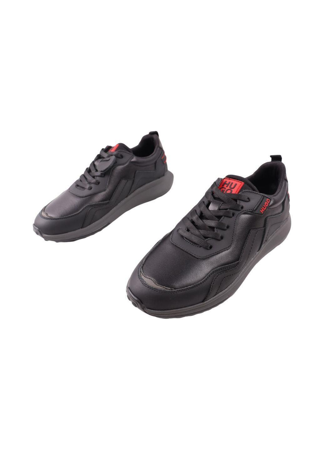 Чорні кросівки чоловічі чорні натуральна шкіра Marion 72-24DTS