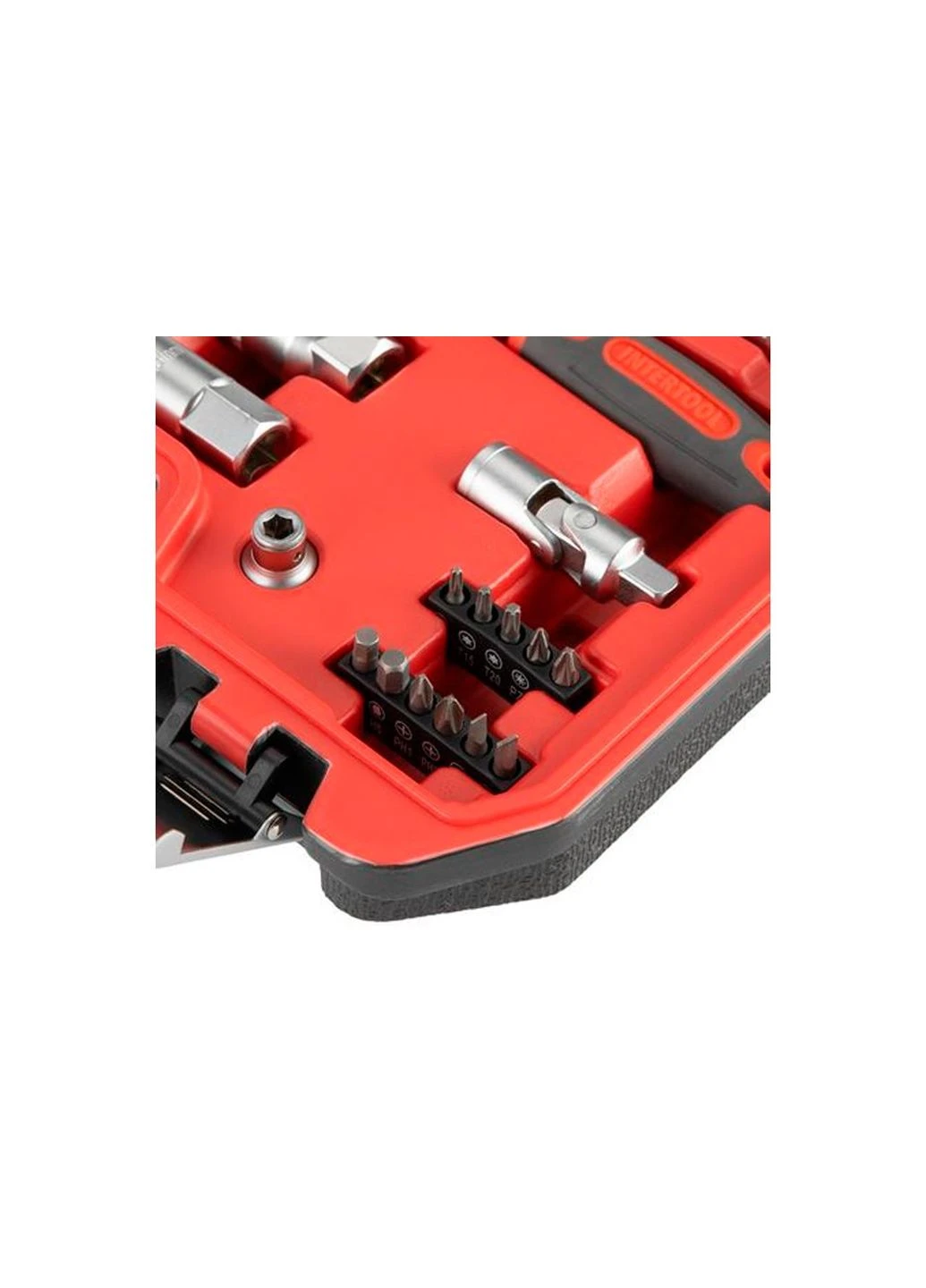 Набор ручного инструмента автомобильного 3/8" x 39 единиц RED Intertool (388201299)