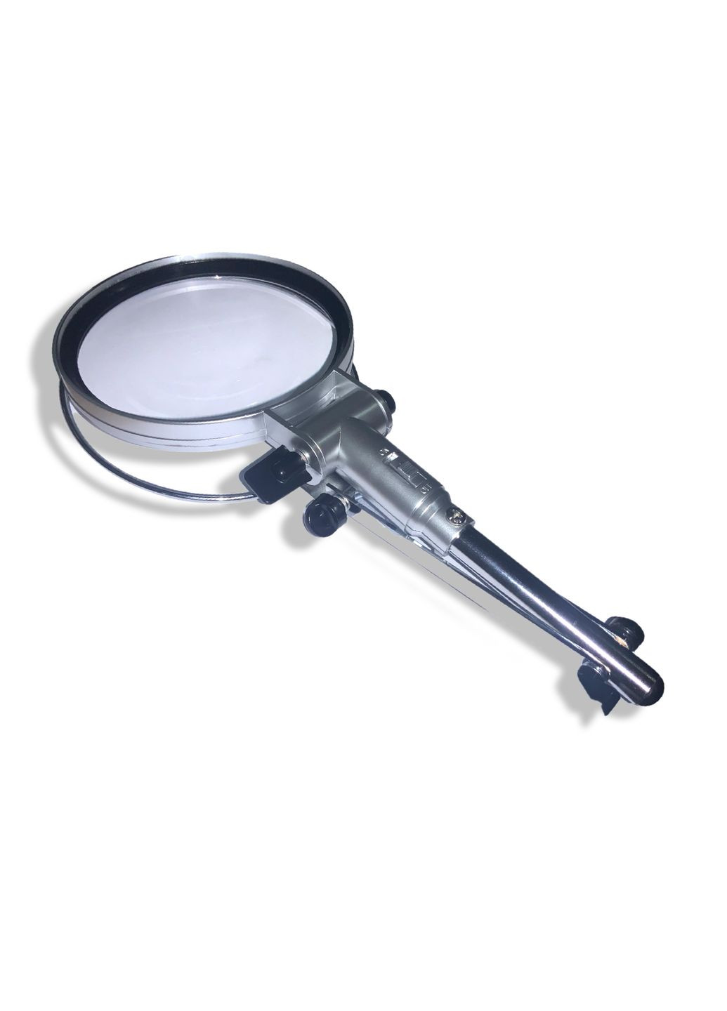 Лупа настільна срібляста з підсвічуванням 120мм FROM FACTORY LUN (335395923)