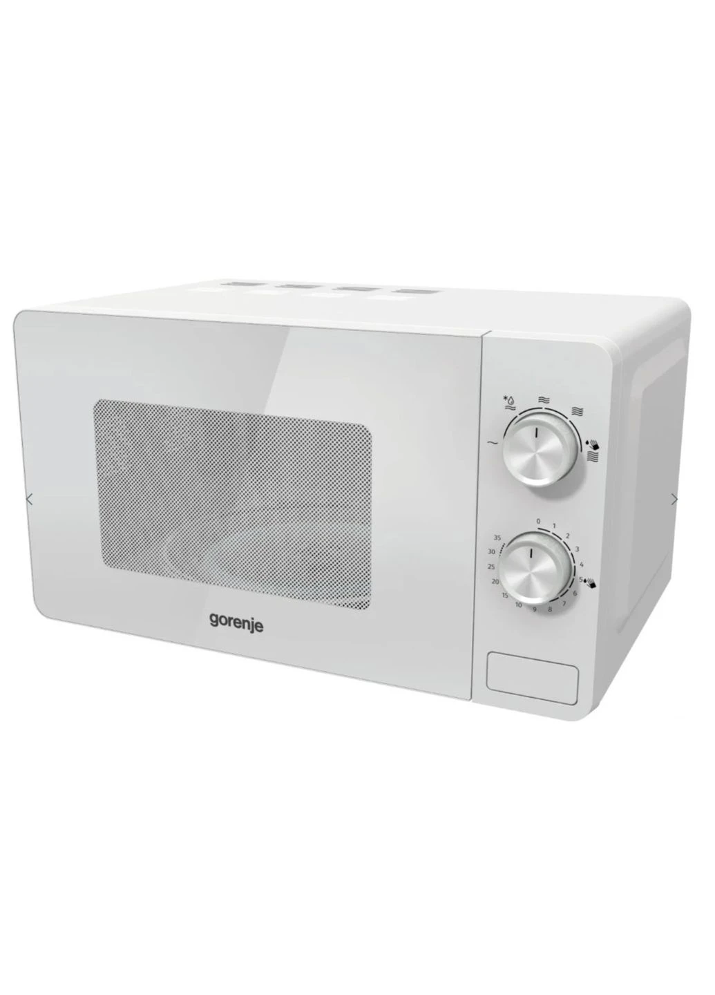 Микроволновая печь, 20 л, механическое управление, 800 Вт, белая Gorenje