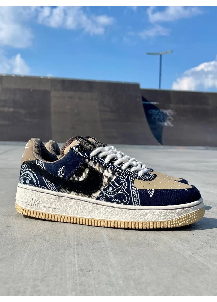 КРОСІВКИ ЖІНОЧІ NIKE AIR FORCE 1 CACTUS JACK НАЙК АІР ФОРС 1 No Brand комбіновані демісезони (391928553)