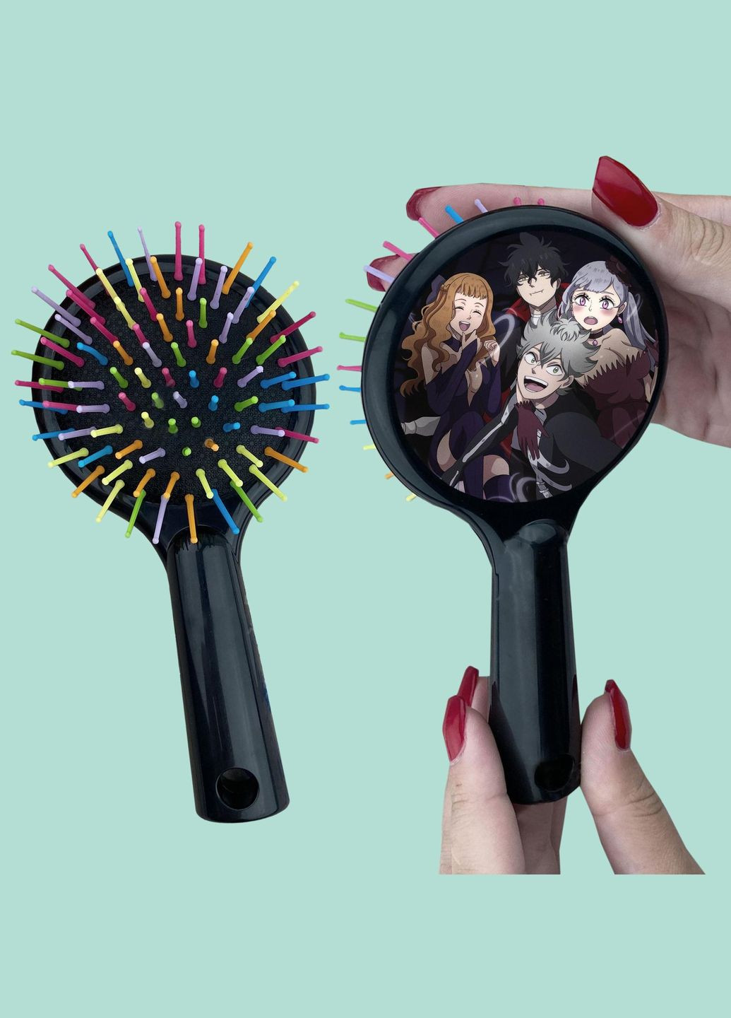 Гребінець для волосся Аніме Чорний клевер #0005 чорний No Brand (315041885)