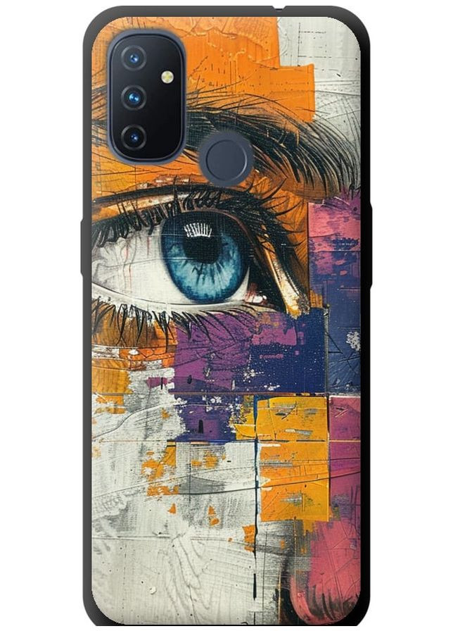 TPU черный чехол 'Цветная фреска' для Endorphone OnePlus Nord N100 (285109526)