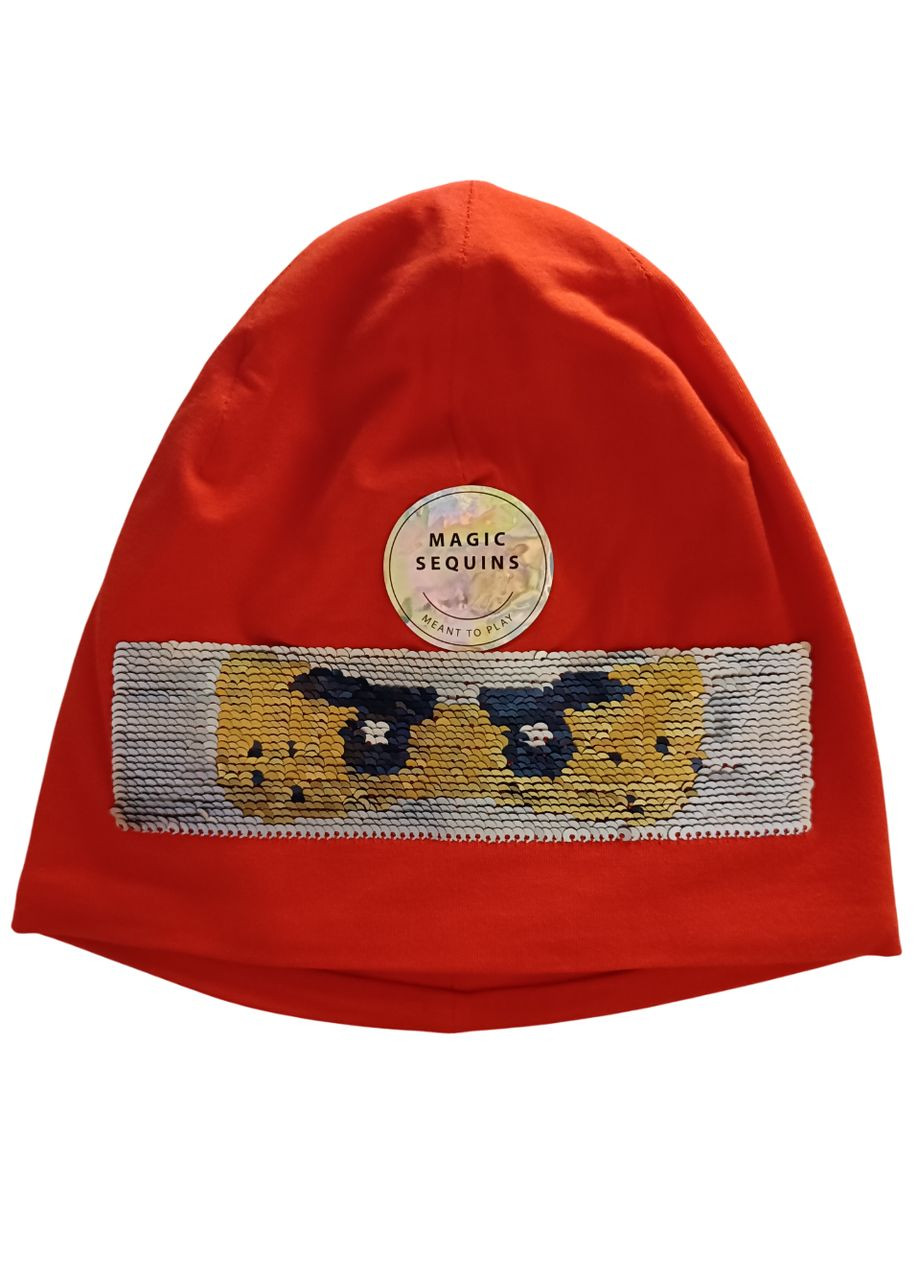 Детская тонкая шапка для мальчика 50/52 см коралловый (0722) Lego Wear (356167198)