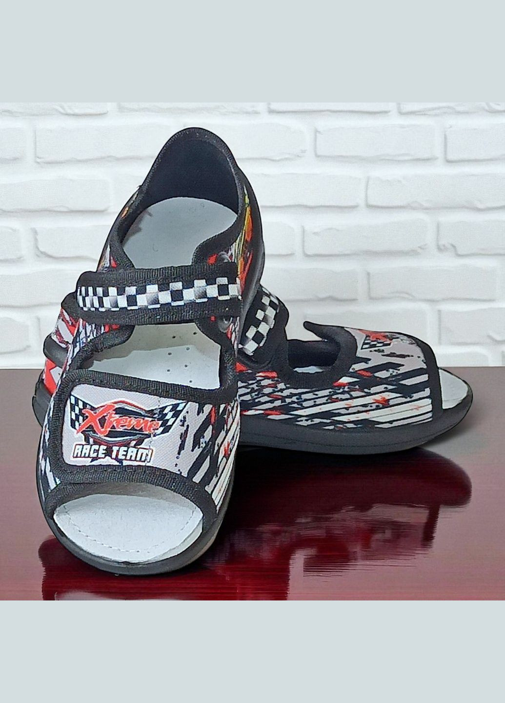 Ортопедичні відкриті тапочки капчики текстильні босоніжки на липучках валді Адам Waldi (345647866)