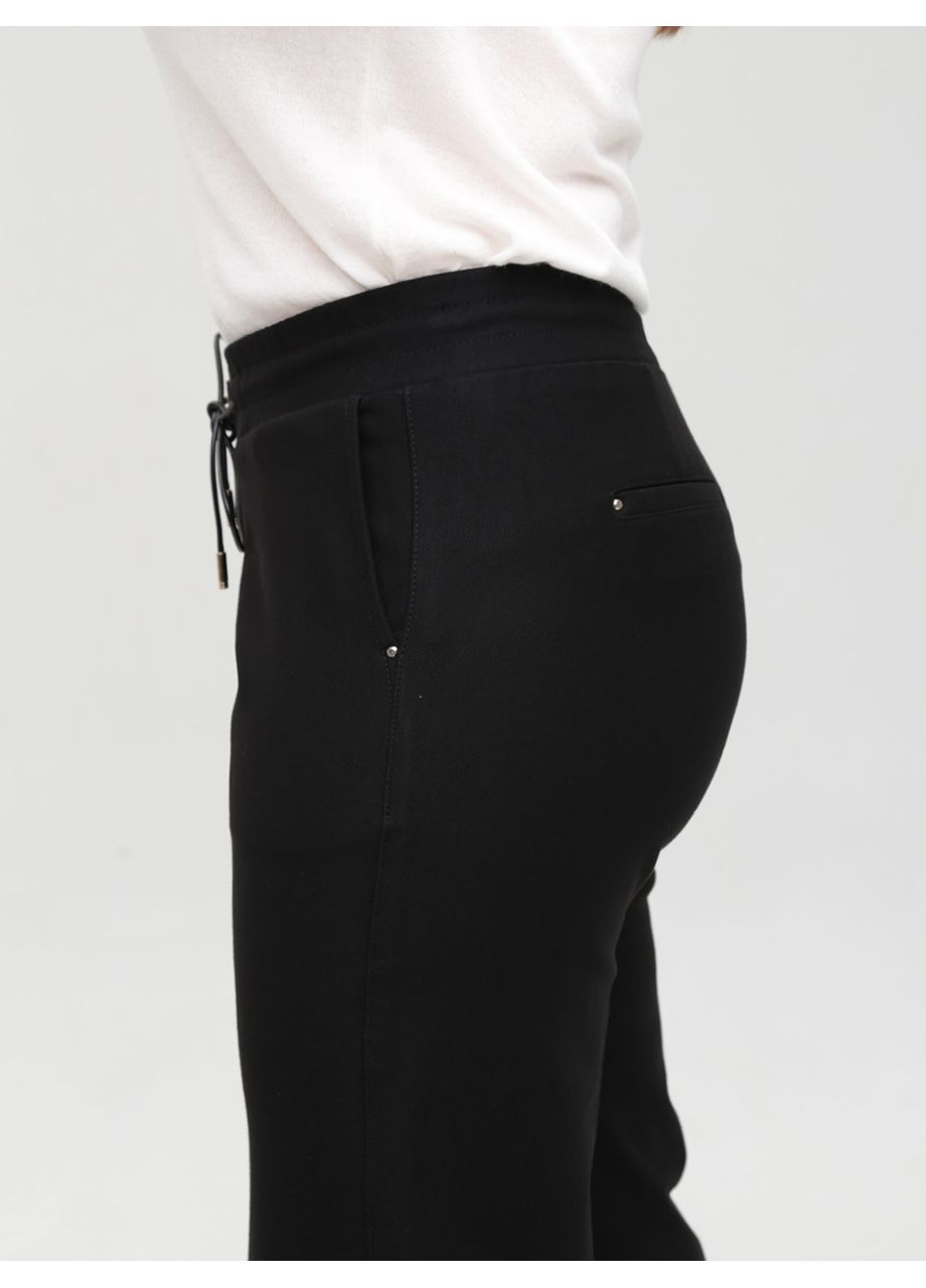 Штани жіночі чорні палаццо з резинкою на поясі Estensivo Палаццо (358501739)