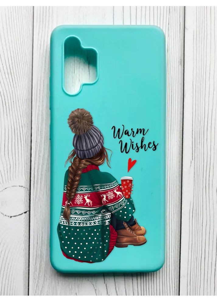 Матовый чехол на Samsung Galaxy A32 Девушка с кофе (принт 136) Creative (360694466)