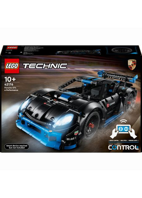 Конструктор Technic Автомобіль для перегонів Porsche GT4 e-Performance (42176) Lego (369940149)