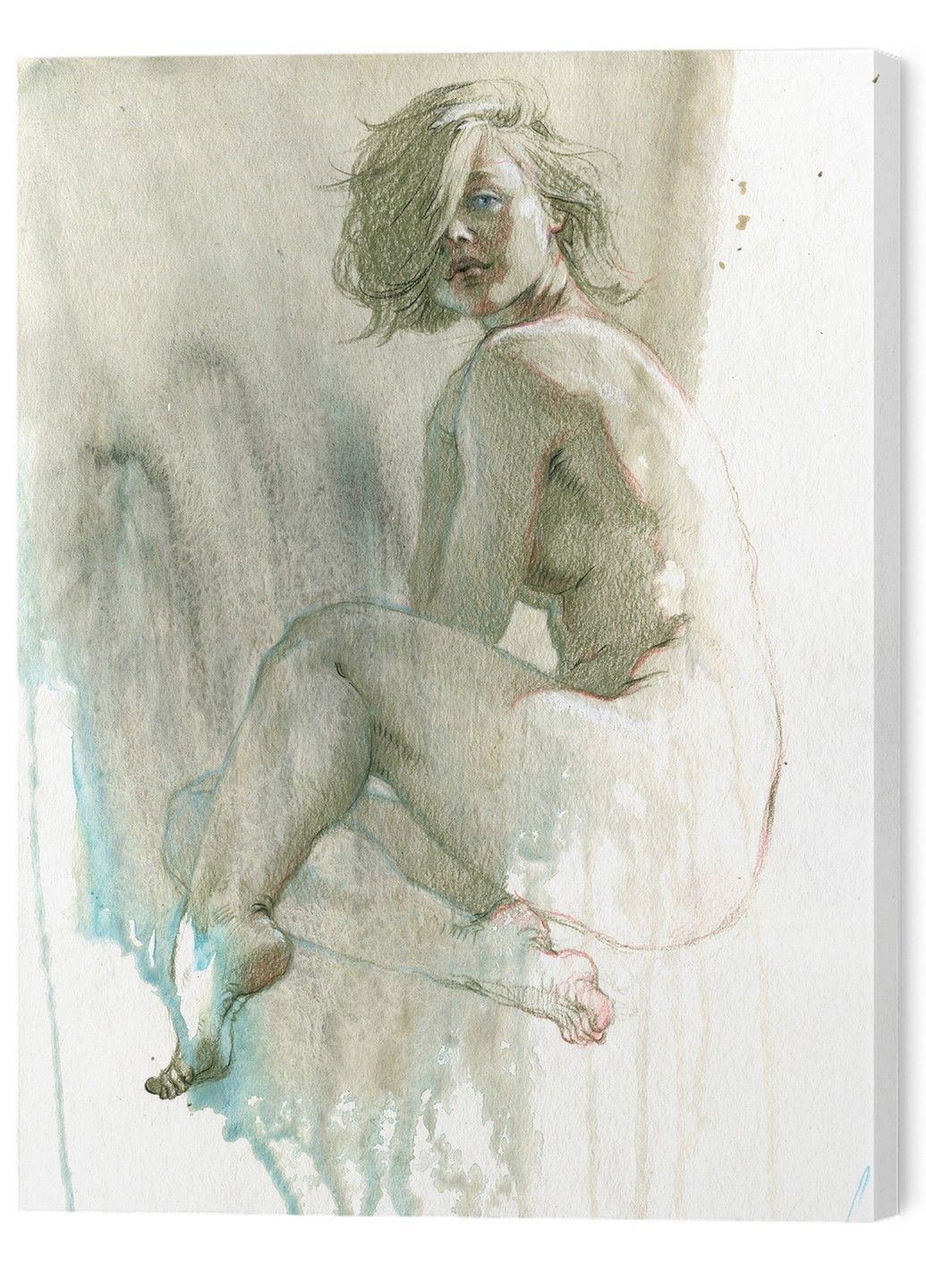 Картина девушки / женщины на стену «Искусство притягивать тайны» No Brand (324106199)