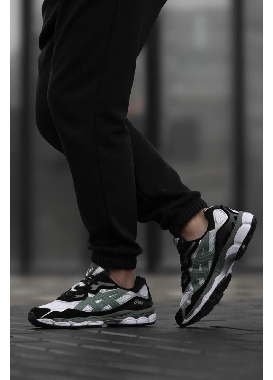 КРОССОВКИ ЖЕНСКИЕ ASICS GEL NYC GREEN АСИКС ГЕЛЬ НЮК No Brand серые демисезоны (367171851)