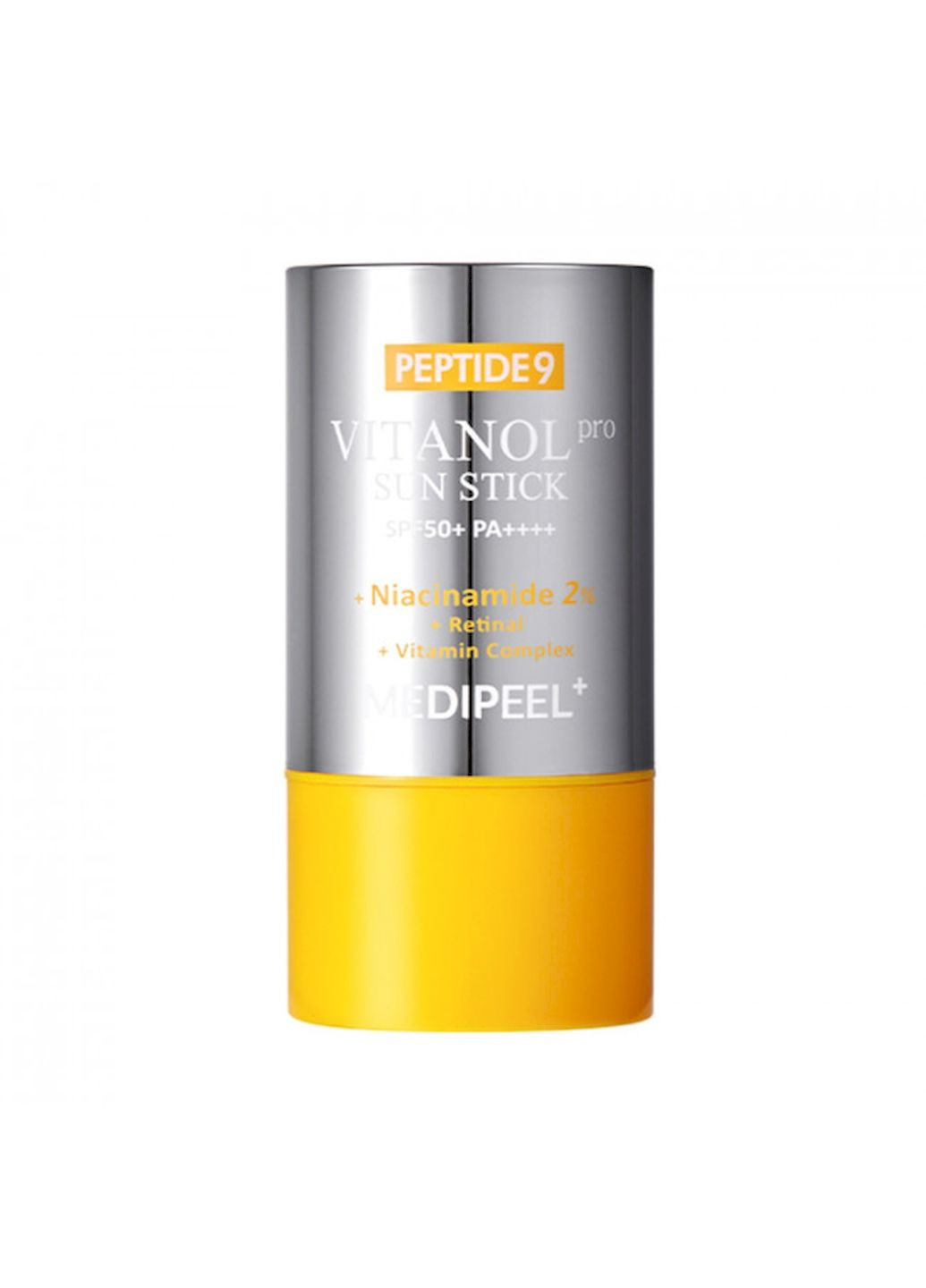 Medi Peel Солнцезащитный стик Peptide 9 Vitanol Sun Stick Pro SPF50+ PA++++ антивозрастной для лица 23 г — Крем, Южная Корея (294058449)