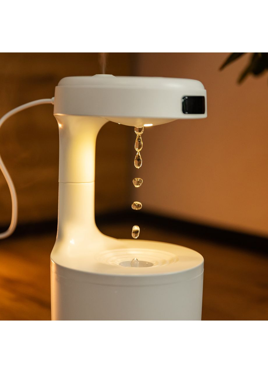 Увлажнитель воздуха для дома ⌀12×22 см воздухоувлажнитель для дома портативный 600 мл с таймером Белый LZ (362455923)